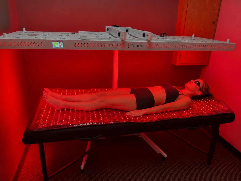 Full-body red and near-infrared light therapy