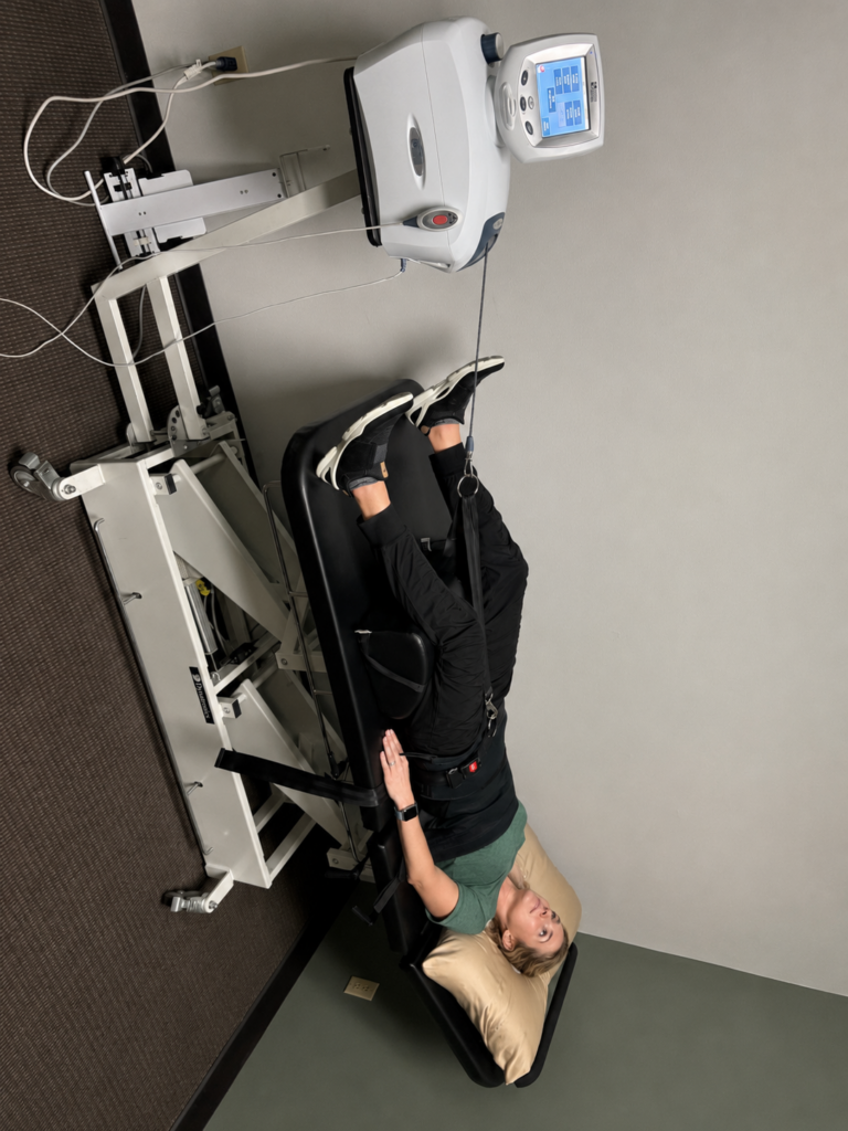 Spinal decompression table at Health Haven Chiropractic & Wellness
